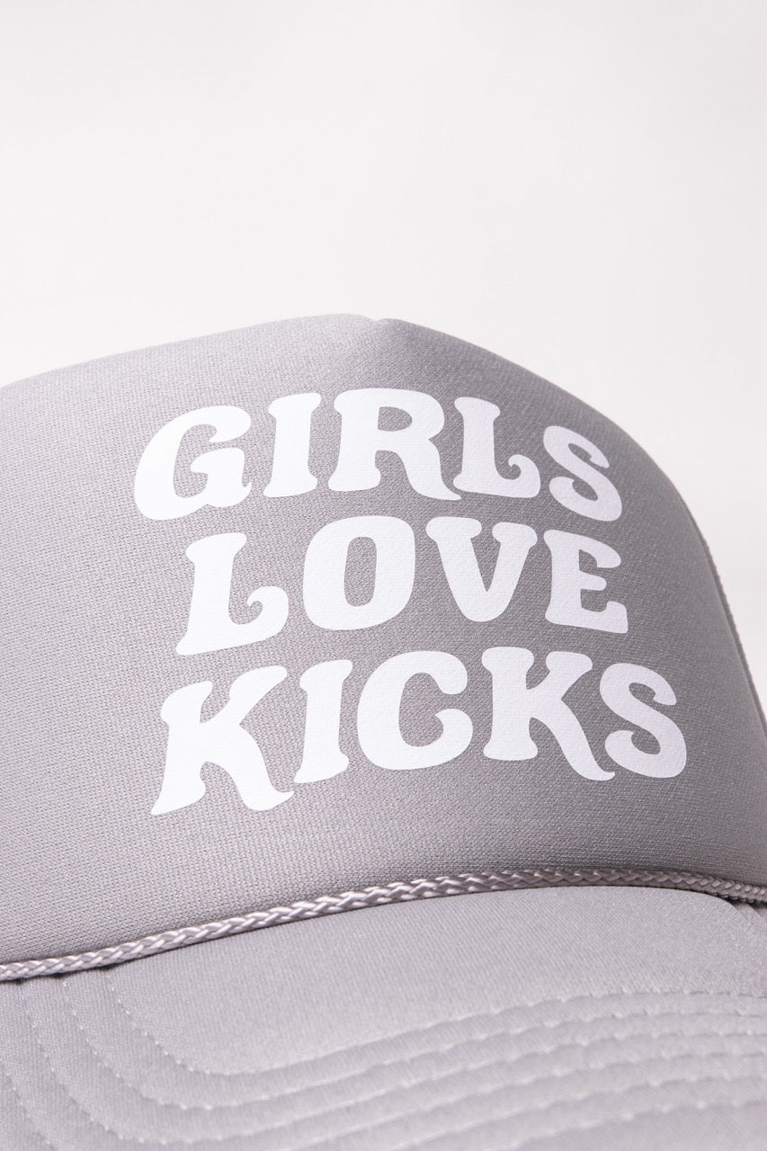 GLK Logo Trucker Hat- Light Gray