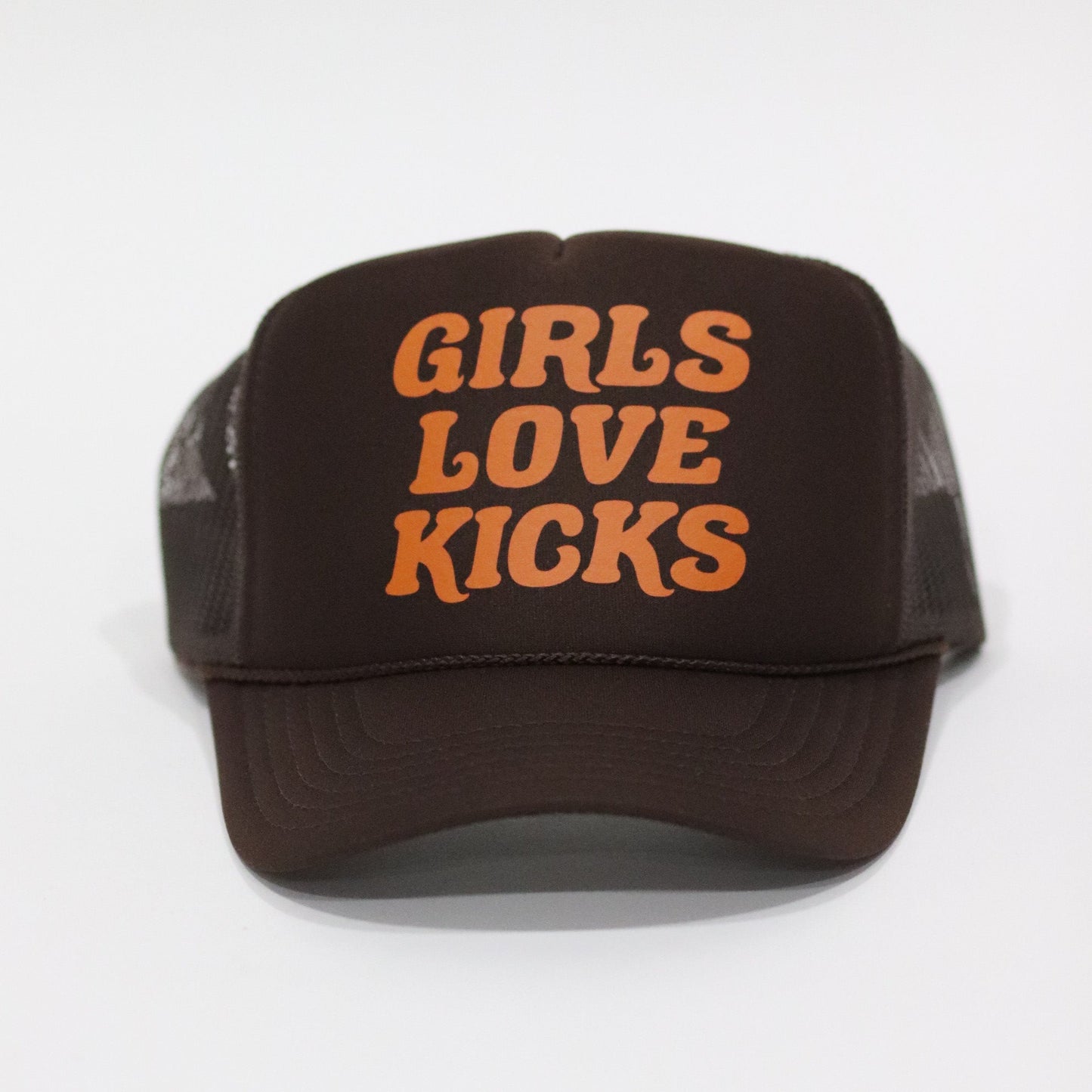 GLK Logo Trucker Hat- Brown & Orange