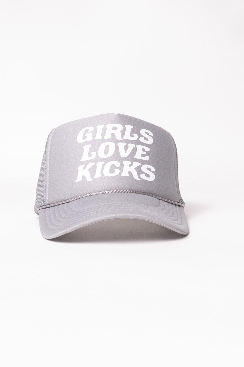 GLK Logo Trucker Hat- Light Gray