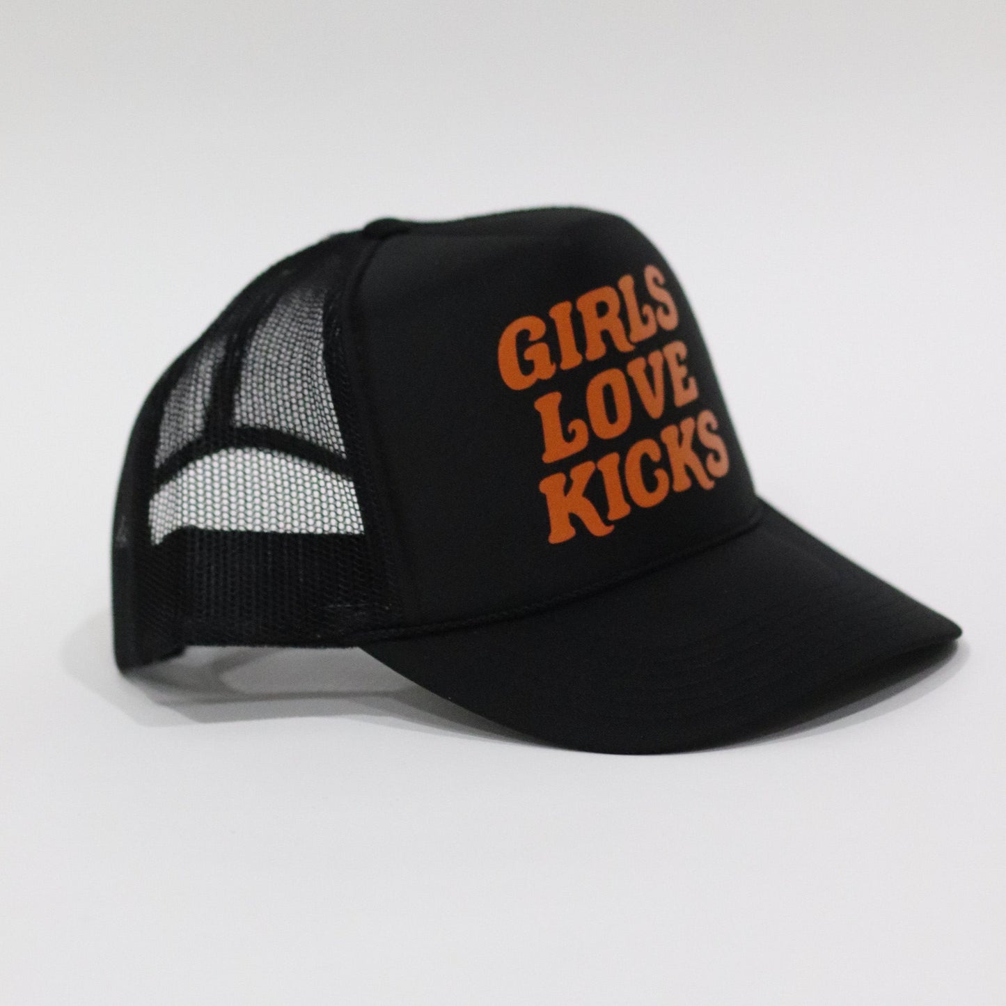 GLK Logo Trucker Hat- Black/Orange