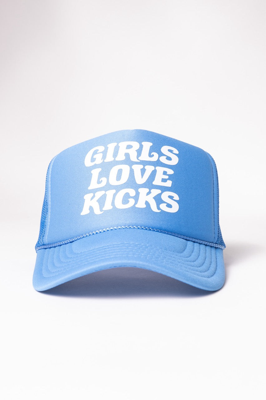 GLK Logo Trucker Hat- Sky Blue