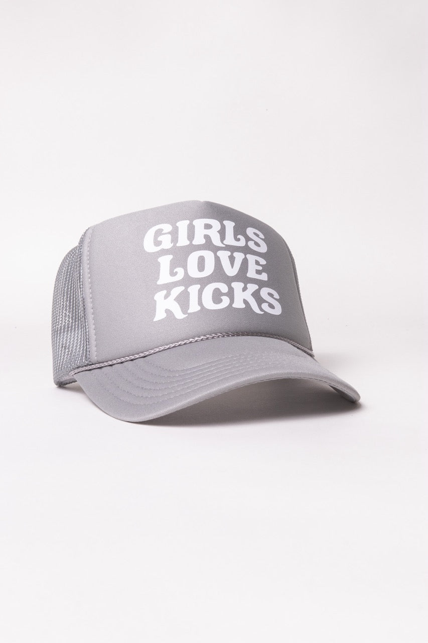 GLK Logo Trucker Hat- Light Gray