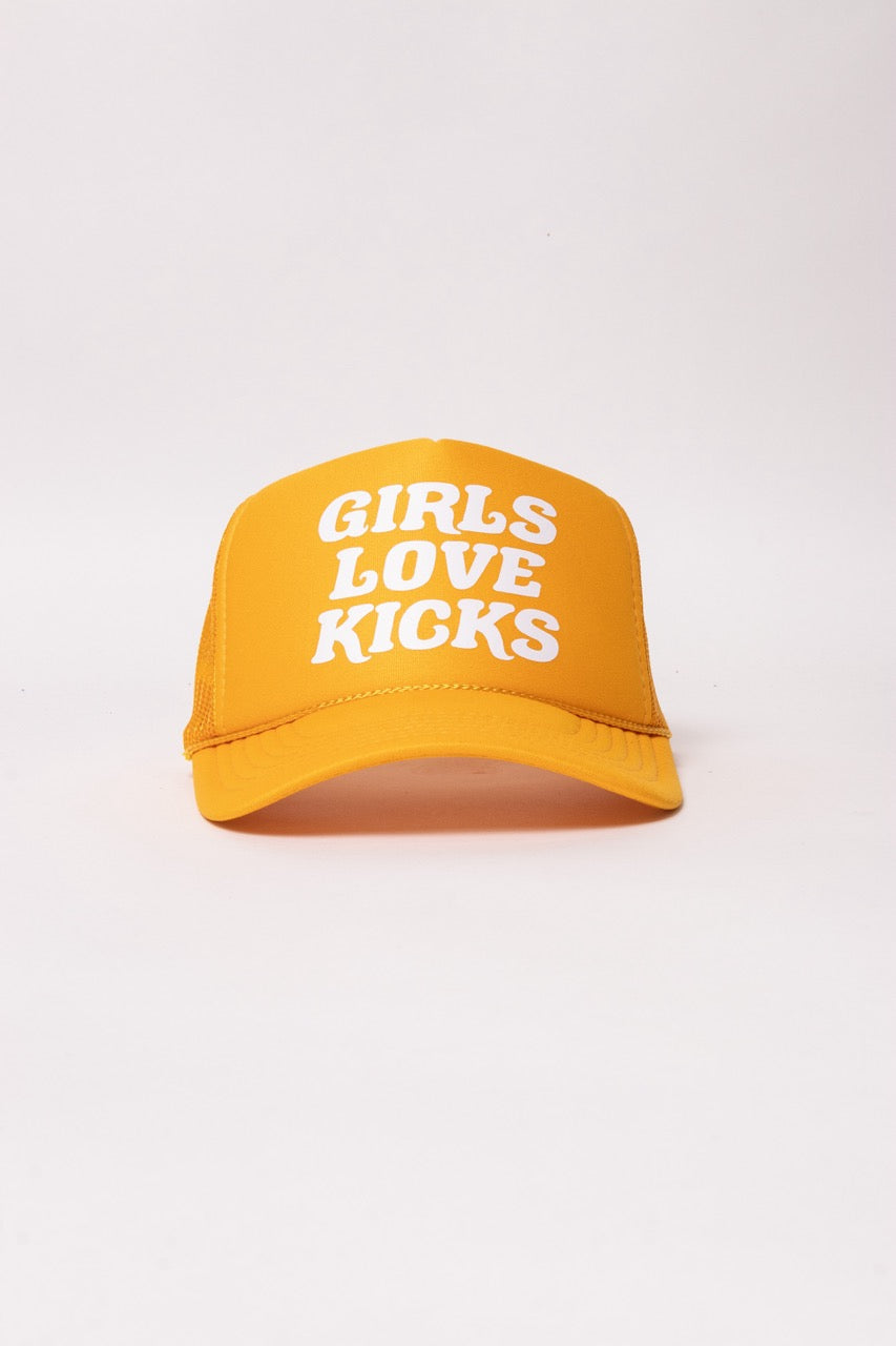 GLK Logo Trucker Hat- Gold