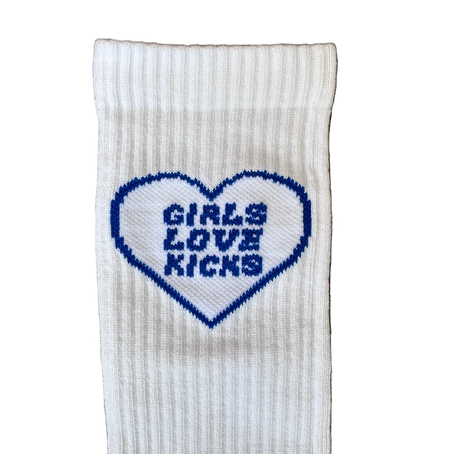 GLK Cotton- Heart Logo Socks (Royal Blue)