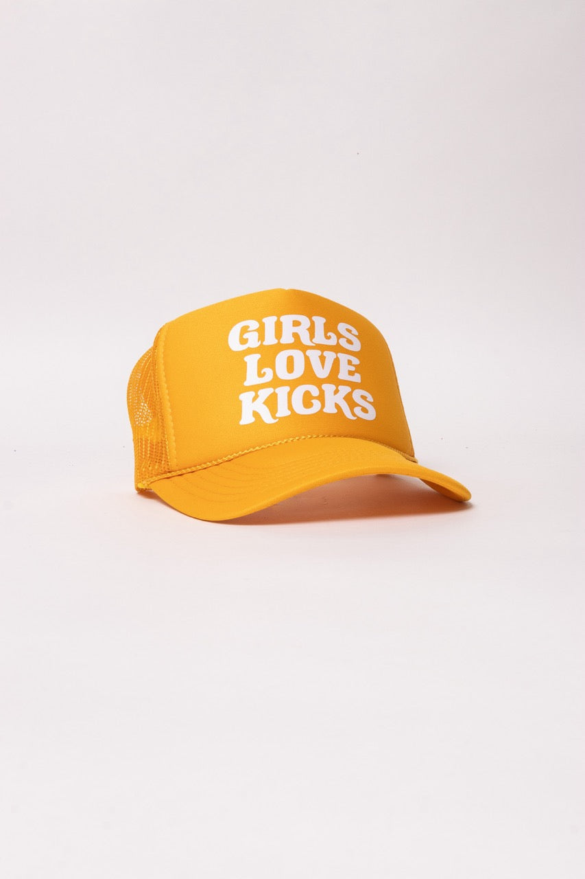 GLK Logo Trucker Hat- Gold