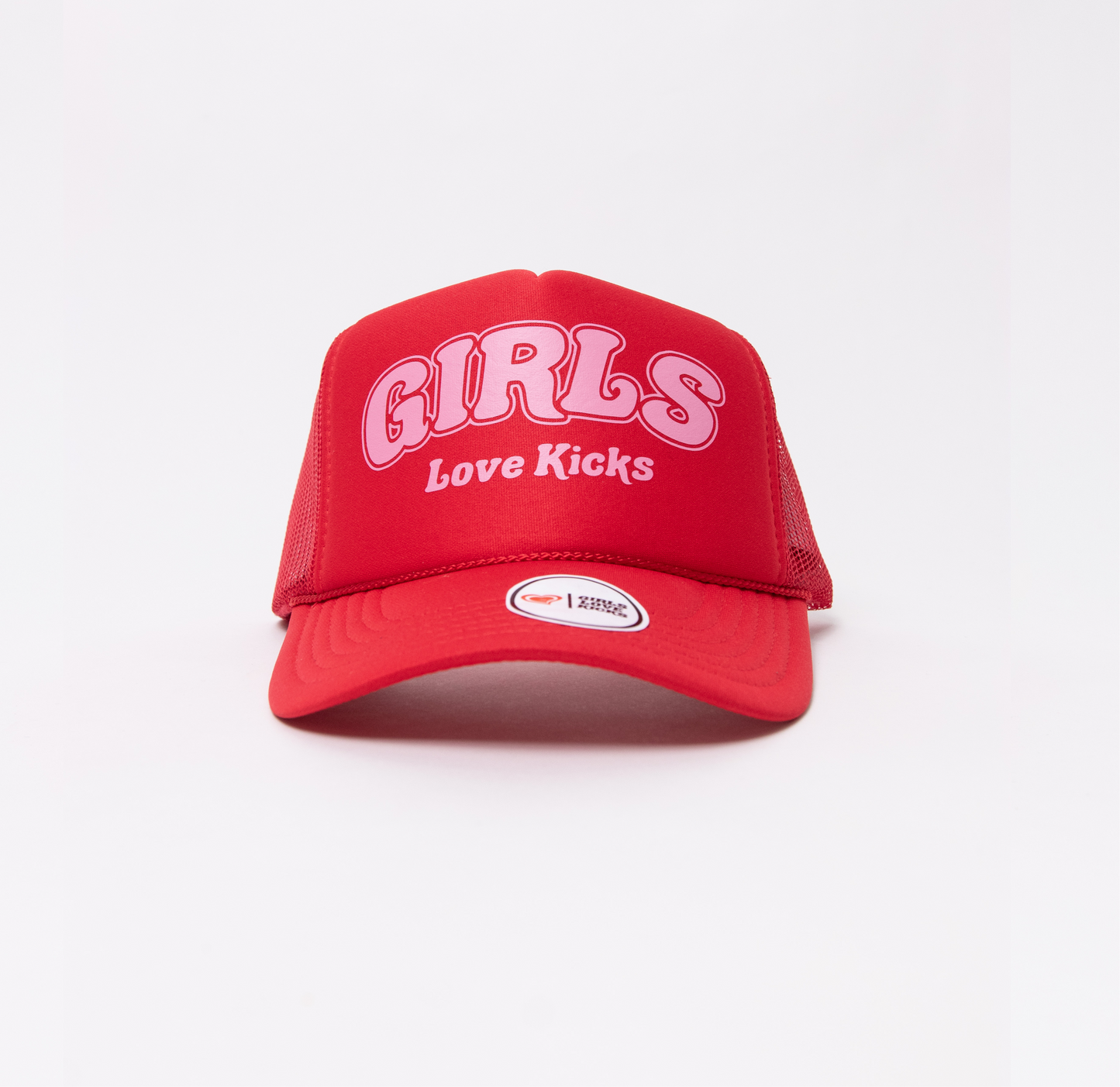 GLK Logo 2 Trucker Hat- Red & Pink