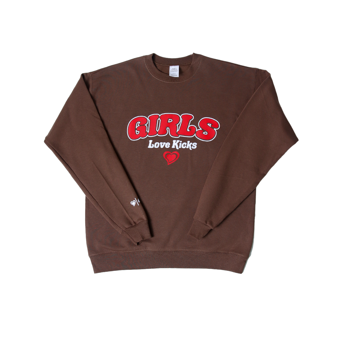 Girls Crewneck Brown