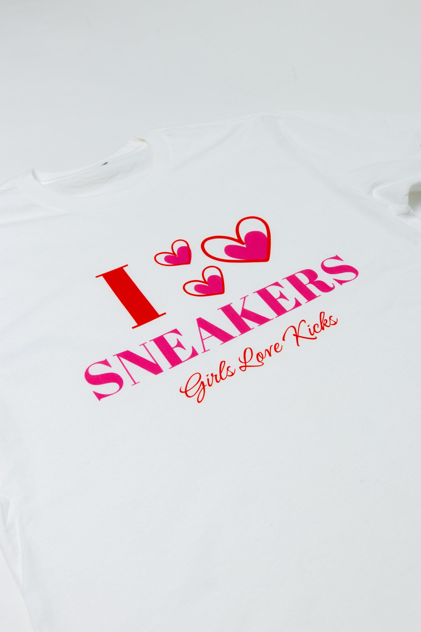 I Heart SNKRS- White Tee