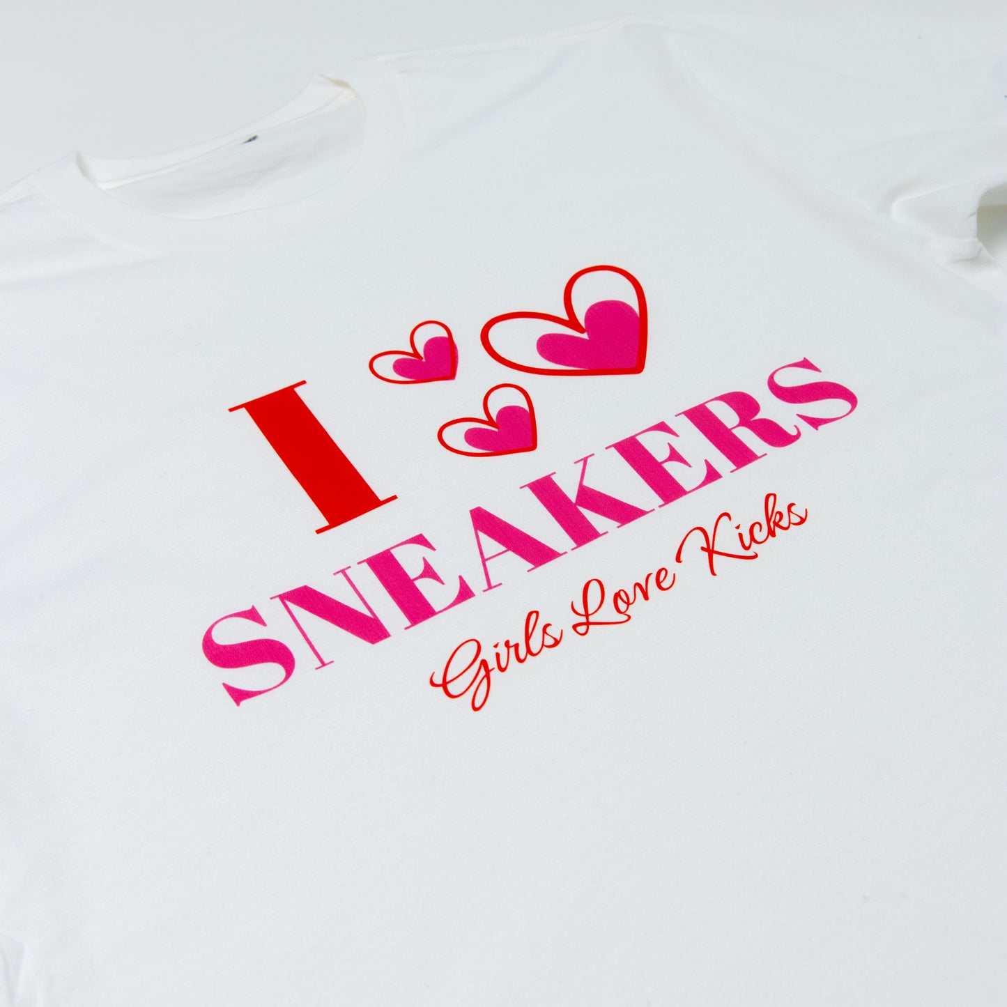 I Heart SNKRS- White Tee