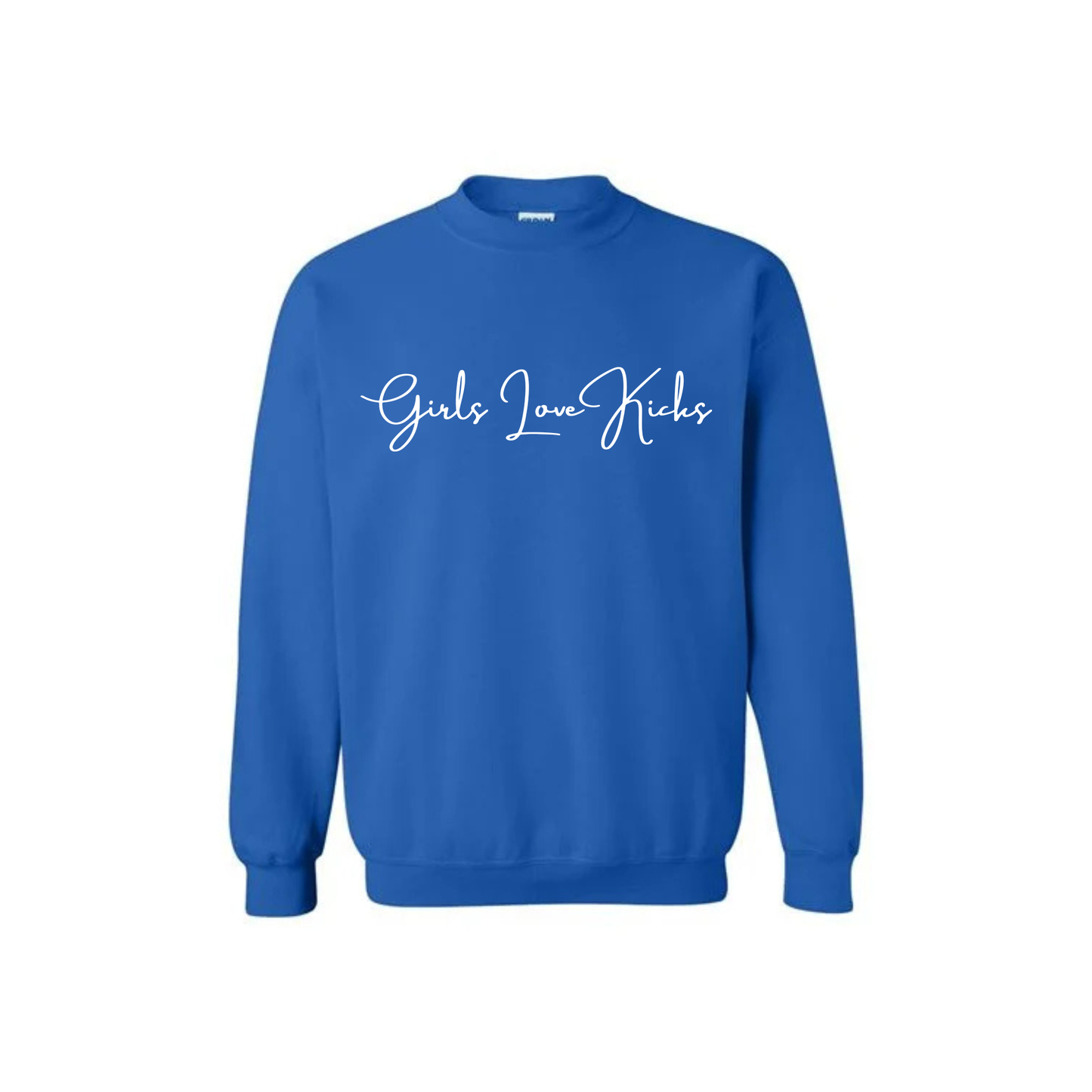 GLK Cursive- Crewneck (Royal Blue)