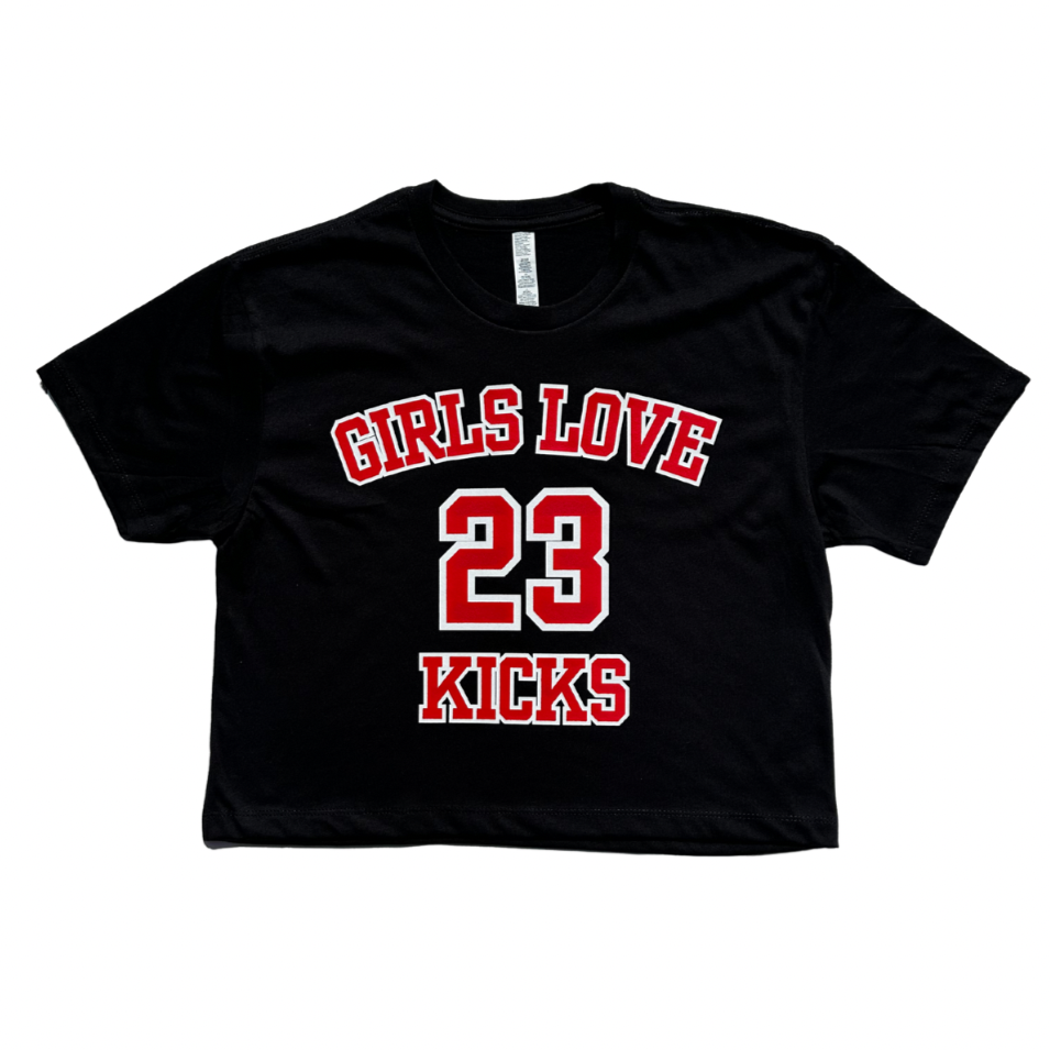 GLK 23 Crop Tee- Black