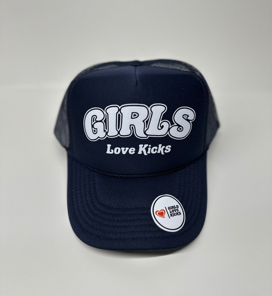 GLK Logo 2 Trucker Hat- Navy