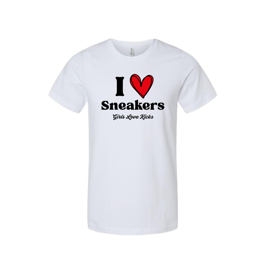 I Heart Sneakers- White