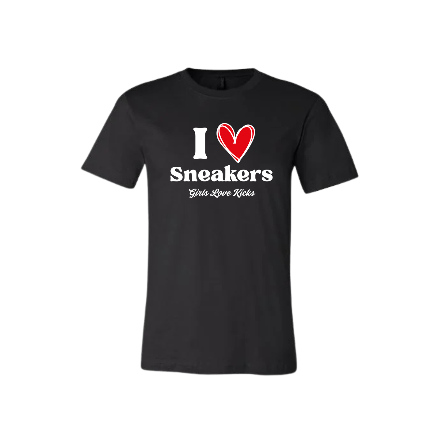 I Heart Sneakers- Black