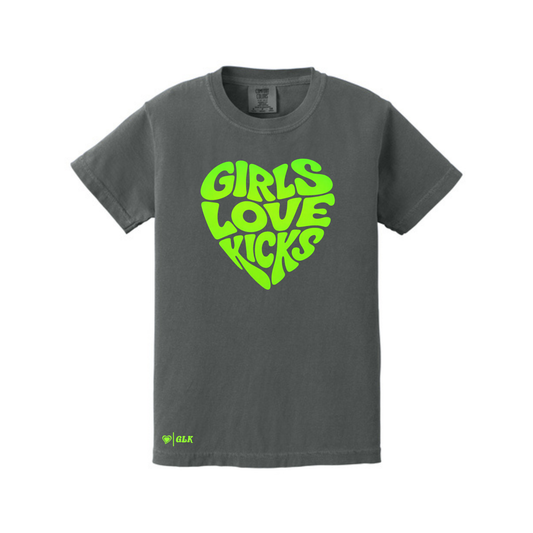 GLK Retro Heart- Neon Yellow