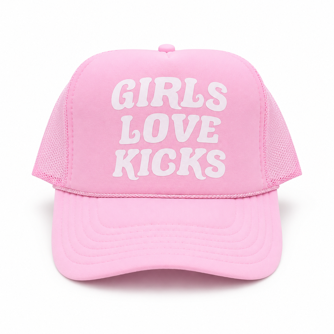 GLK Logo Trucker Hat- Light Pink