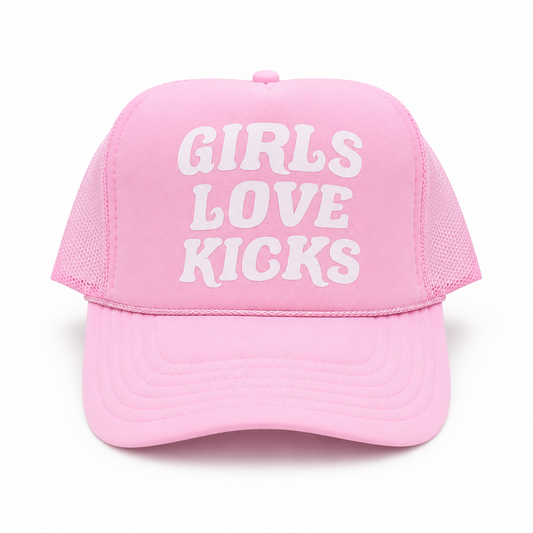 GLK Logo Trucker Hat- Light Pink