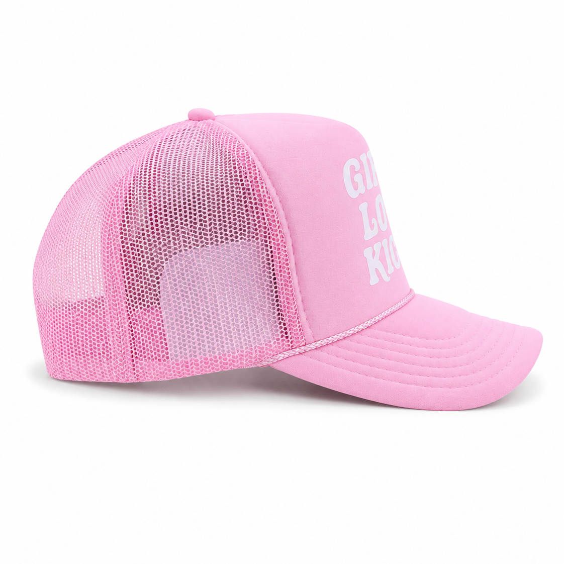 GLK Logo Trucker Hat- Light Pink